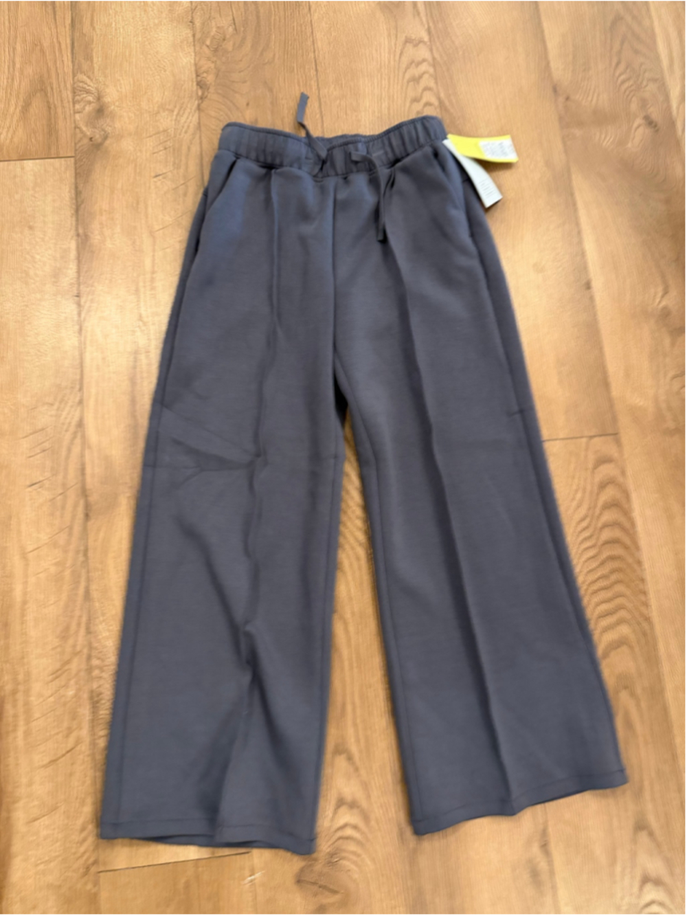 NEW Girls All in Motion Wide Leg Grey Sweatpants L 10/12